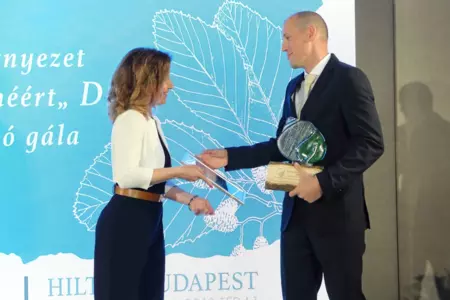 Saint-Gobain Hungary Környezet védelméért díj Saint-Gobain Hungary Környezet védelméért díj